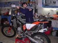 Stavba motorky